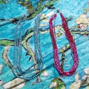 Beaded necklace bundle.